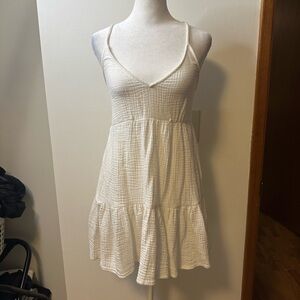 Billabong White Textured Dress